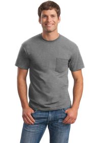 Gildan Ultra Cotton 100% US Cotton T-Shirt with Pocket 2300 (Color: Sport Grey, size: 4XL)