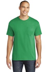 Gildan Heavy Cotton 100% Cotton Pocket T-Shirt 5300 (Color: Irish Green, size: 3XL)