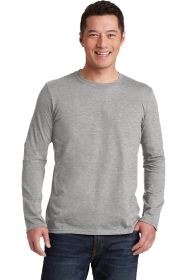 Gildan Softstyle Long Sleeve T-Shirt 64400 (Color: Sport Grey, size: 2XL)