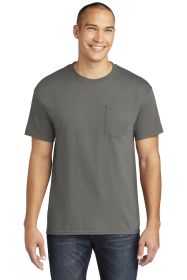 Gildan Heavy Cotton 100% Cotton Pocket T-Shirt 5300 (Color: Charcoal, size: XL)