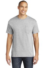 Gildan Heavy Cotton 100% Cotton Pocket T-Shirt 5300 (Color: Sport Grey, size: 2XL)