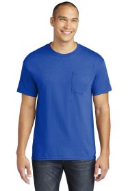Gildan Heavy Cotton 100% Cotton Pocket T-Shirt 5300 (Color: Royal, size: 2XL)