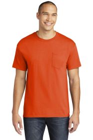 Gildan Heavy Cotton 100% Cotton Pocket T-Shirt 5300 (Color: Orange, size: M)