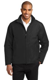 Port Authority Challenger II Jacket J354 (Color: True Black/ True Black, size: L)