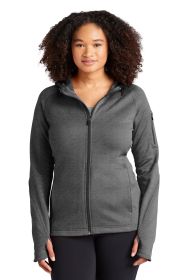 Sport-Tek Ladies Tech Fleece Full-Zip Hooded Jacket L248 (Color: Graphite Heather, size: L)