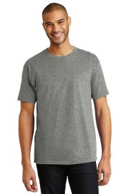 Hanes Authentic 100% Cotton T-Shirt 5250 (Color: Oxford Grey, size: M)