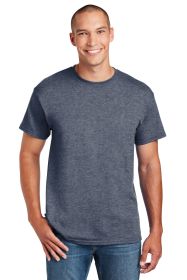 Gildan DryBlend 50 Cotton/50 Poly T-Shirt 8000 (Color: Heather Sport Dark Navy, size: XL)