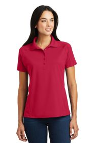 Sport-Tek Ladies Dri-Mesh Pro Polo L474 (Color: Engine Red, size: L)