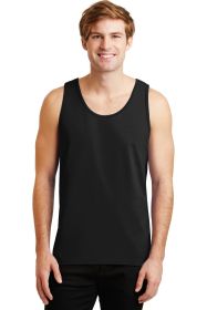 Gildan Ultra Cotton 100% US Cotton Tank Top 2200 (Color: Black, size: XL)