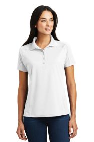 Sport-Tek Ladies Dri-Mesh Pro Polo L474 (Color: White, size: M)