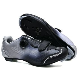 Men Mtb Cycling Shoes Spd Cleats Ultralight Dirt Road Bike Shoes Flat Pedal Racing Speed Sneaker Women Mountain Bicycle Footwear (Color: 2101-3-Black, size: 41)