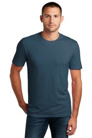 District Flex Tee DT7500 (Color: Heathered Neptune Blue, size: M)