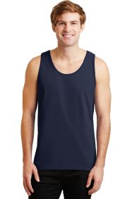 Gildan Ultra Cotton 100% US Cotton Tank Top 2200 (Color: Navy, size: 2XL)