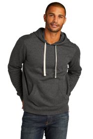 District Re-Fleece Hoodie DT8100 (Color: Charcoal Heather, size: S)