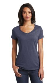 District Women's Very Important Tee V-Neck DT6503 (Color: Heathered Navy, size: 3XL)