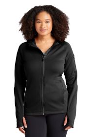 Sport-Tek Ladies Tech Fleece Full-Zip Hooded Jacket L248 (Color: Black, size: 4XL)