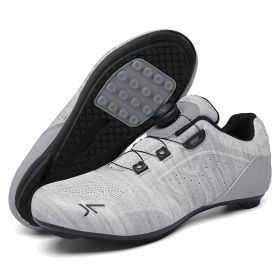 Cycling Sneaker Mtb Cleats Shoes Men Flat Pedal Bicycle Shoes Women Road Bike Boots Speed Sneakers Mountain Bike SPD Footwear (Color: light greeen rubber, size: 46)
