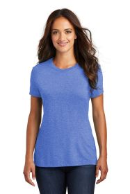 District Women's Perfect Tri Tee DM130L (Color: Royal Frost, size: S)