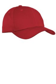 Port Authority Fine Twill Cap C800 (Color: Red, size: OSFA)