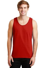 Gildan Ultra Cotton 100% US Cotton Tank Top 2200 (Color: Red, size: M)